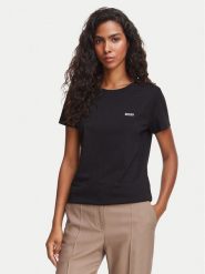 BOSS T-Shirt C_Esogo_1 50506973 Czarny Regular Fit. Czarne t-shirty Boss, m, bez wzorów, z bawełny, bez kołnierzyka, bez ramiączek. Za 229.99 zł.