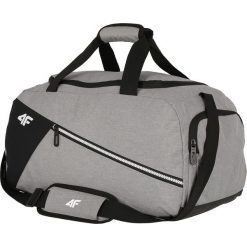 Torba sportowa TPU006 - chłodny jasny szary melanż. Torby sportowe marki 4f. Za 79.99 zł.
