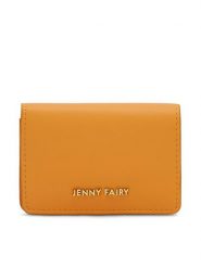 Jenny Fairy Mały Portfel Damski 4W1-005-SS24 Pomarańczowy. Brązowe portfele Jenny Fairy, bez wzorów, z tworzywa sztucznego. Za 49.99 zł.