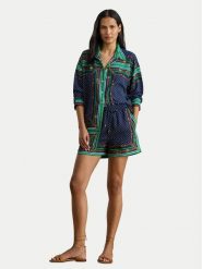 LAUREN RALPH LAUREN Szorty materiałowe 200B20822001 Granatowy Regular Fit. Niebieskie szorty Lauren Ralph Lauren, bez wzorów, z materiału. Za 779.99 zł.