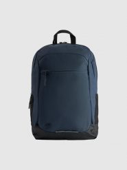 4F Plecak miejski (20 L) z zapinaną kieszenią na laptop - granatowy Uniwersalny. Niebieskie plecaki 4f, bez wzorów, z materiału, bez dodatków. Za 149.99 zł.