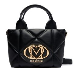 Torebka LOVE MOSCHINO. Czarne torebki klasyczne Love Moschino, bez wzorów, klasyczne, bez dodatków. Za 949.99 zł.