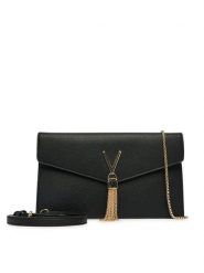 Valentino Torebka Luxe VBS9XJ17 Czarny. Czarne kopertówki Valentino, bez wzorów, ze skóry, wizytowe, bez dodatków. Za 439.99 zł.