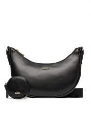 BOSS Torebka Sandy Halfmoon 50558133 Czarny. Czarne torebki klasyczne Boss, bez wzorów, ze skóry, bez dodatków. Za 799.99 zł.