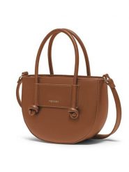 Puccini Torebka w kolorze jasnobrązowym - 27 x 20 x 9 cm rozmiar: onesize. Brązowe torebki klasyczne Puccini, bez wzorów, z materiału, przez ramię, bez dodatków. Za 178.37 zł.