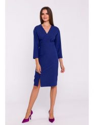 Stylove Sukienka w kolorze granatowym rozmiar: M. Niebieskie sukienki Stylove, na co dzień, m, bez wzorów, bez kołnierzyka, bez ramiączek, midi, proste. Za 293.95 zł.
