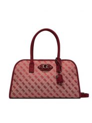 Guess Torebka Samantha HWJG23 13060 Bordowy. Czerwone torebki klasyczne Guess, z aplikacjami, z materiału, bez dodatków. Za 634.99 zł.