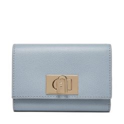 Duży Portfel Damski Furla. Niebieskie portfele Furla, bez wzorów. Za 629.99 zł.
