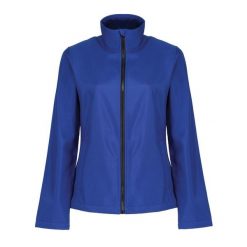 Kurtka Softshellowa Damska Do Druku Ablaze. Czarne kurtki Regatta, s, bez wzorów, z poliesteru, bez kaptura. Za 126.99 zł.