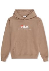 Bluza z kapturem Fila Valsera Regular Logo. Brązowe bluzy z kapturem Fila, l, bez wzorów, z bawełny, z kapturem, na fitness i siłownię. Za 210.99 zł.