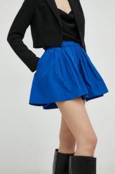 Red Valentino szorty damskie kolor niebieski gładkie high waist. Niebieskie szorty Red Valentino, bez wzorów, z tkaniny. Za 1,139.90 zł.