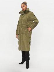 ONLY Kurtka puchowa Nora 15294315 Zielony Regular Fit. Zielone kurtki ONLY, na zimę, l, bez wzorów, z puchu, bez kaptura. Za 259.99 zł.