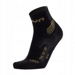 Skarpety do biegania damskie Uyn Run Trail One Grip Socks. Czarne skarpetki Uyn, bez wzorów, z dzianiny. Za 119.99 zł.
