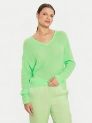 American Vintage Sweter Zakday ZAK18BE24 Zielony Regular Fit. Zielone swetry American Vintage, m, bez wzorów, z wełny, vintage, bez ramiączek. Za 369.99 zł.