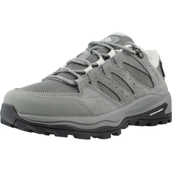 Buty COLUMBIA 2128741CB Szary. Szare buty trekkingowe Columbia, bez wzorów, ze skóry, bez zapięcia, na fitness i siłownię. Za 357.99 zł.