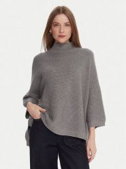 Kontatto Sweter 3M0848C Szary Relaxed Fit. Szare swetry Kontatto, m, bez wzorów, z syntetyku, bez ramiączek. Za 379.99 zł.
