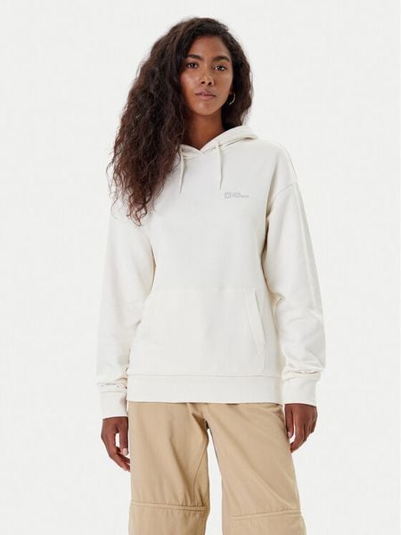 Jack Wolfskin Bluza Essential A63848 Écru Regular Fit. Białe bluzy Jack Wolfskin, m, bez wzorów, bez kaptura. Za 379.99 zł.