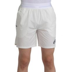 Spodenki Bullpadel Moncada hueso. Białe szorty sportowe bullpadel, bez wzorów. Za 241.85 zł.
