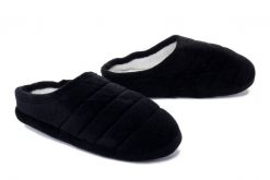 AXIM 7P24074 czarny, kapcie damskie. Czarne kapcie Axim, bez wzorów. Za 34.99 zł.