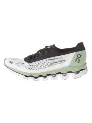 ON RUNNING Buty "Cloudboom 1" w kolorze biało-turkusowym do biegania rozmiar: 38,5. Białe buty do biegania On Running, bez wzorów, z materiału, bez zapięcia, do biegania. Za 382.89 zł.