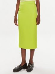 Tamaris Apparel Spódnica ołówkowa Caorle TAW0530 Zielony Slim Fit. Zielone spódnice Tamaris Apparel, bez wzorów, z syntetyku, ołówkowe. Za 229.99 zł.