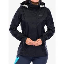 Kurtka przeciwdeszczowa damska Marmot PreCip Eco Jacket. Czarne kurtki Marmot, xs, bez wzorów, bez kaptura. Za 557.40 zł.