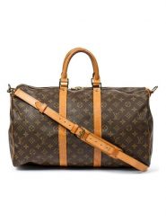 Louis Vuitton Torba podróżna w kolorze brązowym - 45 x 24 x 20 cm rozmiar: onesize. Brązowe torby podróżne Louis Vuitton, bez wzorów, z materiału, przez ramię. Za 3,958.99 zł.