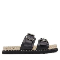Espadryle Castañer. Czarne espadryle Castañer, bez wzorów, bez obcasa. Za 599.99 zł.