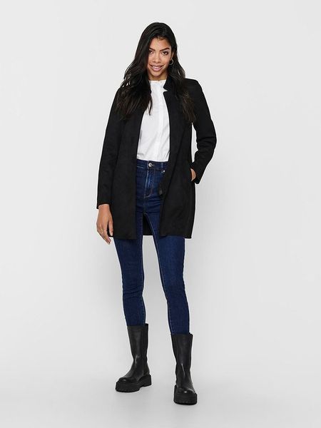 ONLY Kurtka przejściowa w kolorze czarnym rozmiar: M. Czarne kurtki ONLY, m, bez wzorów, bez kaptura. Za 100.52 zł.