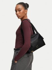 Armani Exchange Torebka XW002604 AF19902 UC001 Czarny. Czarne torebki klasyczne Armani Exchange, bez wzorów, ze skóry, bez dodatków. Za 654.99 zł.