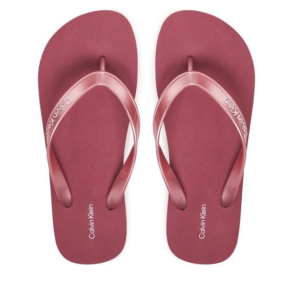 Japonki Calvin Klein. Czerwone japonki Calvin Klein, bez wzorów. Za 189.99 zł.