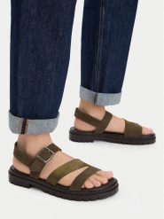 G-Star Raw Sandały CEO-WI34-23568-01 Khaki. Brązowe sandały G-Star, bez wzorów, ze skóry, retro, bez obcasa, na płaskiej podeszwie, bez zapięcia. Za 179.99 zł.