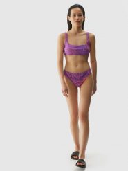 4F Dół od bikini damski - różowy S. Czerwone bikini 4f, bez wzorów, z elastanu, wakacyjne. W wyprzedaży za 29.99 zł.