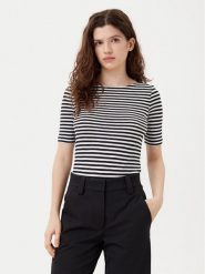 Marc O'Polo T-Shirt B01219651333 Czarny Regular Fit. Czarne t-shirty Marc O'Polo, xxl, bez wzorów, z bawełny, bez kołnierzyka, bez ramiączek. Za 149.99 zł.