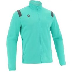 Bluza dresowa z pełnym zamkiem błyskawicznym Macron Fujin. Niebieskie bluzy bez kaptura Macron, m, bez wzorów, z dresówki, bez kaptura, na fitness i siłownię. Za 213.00 zł.