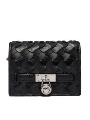 MICHAEL Michael Kors Portfel 32R6SNXD1L Czarny. Czarne portfele MICHAEL Michael Kors, bez wzorów, ze skóry. Za 549.99 zł.