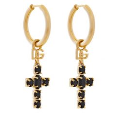 Kolczyki Dolce&Gabbana. Żółte kolczyki Dolce&Gabbana, złote. Za 1,749.00 zł.