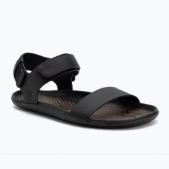 Sandały damskie Vivobarefoot Sensus Yin. Czarne sandały VIVOBAREFOOT, bez wzorów, z kauczuku, bez obcasa, bez zapięcia. Za 670.00 zł.