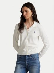 Polo Ralph Lauren Kardigan 211972110002 Biały Slim Fit. Białe swetry Polo Ralph Lauren, xl, bez wzorów, z bawełny, bez ramiączek. Za 779.99 zł.