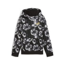 Młodzieżowa bluza z kapturem ESS+ CLASS ACT PUMA Black. Czarna bluzy Puma, l, bez wzorów, młodzieżowe, bez ramiączek, z kapturem. Za 213.50 zł.