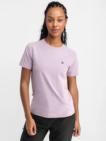 Siroko Koszulka trekkingowa "Stave" w kolorze lawendowym rozmiar: L. Różowe t-shirty sportowe SIROKO, l, bez wzorów, z materiału, bez ramiączek, outdoorowe. Za 109.52 zł.