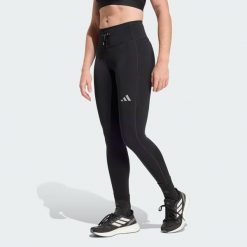 Legginsy Run Essentials Full Length. Czarne bielizna termoaktywna damska adidas, bez wzorów. Za 219.00 zł.