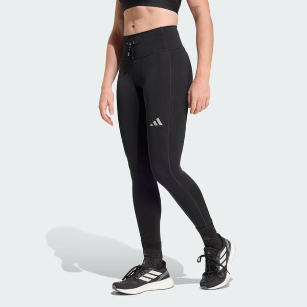 Legginsy Run Essentials Full Length. Czarne bielizna termoaktywna damska adidas, bez wzorów, sportowe. Za 219.00 zł.