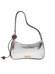 JACQUEMUS Torebka Le Bisou Perle 24H231BA057-3192 Srebrny. Szare torebki klasyczne JACQUEMUS, bez wzorów, ze skóry, bez dodatków. Za 2,519.00 zł.