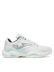 Joma Buty do tenisa Master 1000 2542 TM10LS2542C Biały. Białe buty treningowe Joma, bez wzorów, ze skóry, bez zapięcia, tenisowe. Za 219.99 zł.