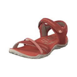 Sandały turystyczne Merrell Terran Cross damskie. Sandały Merrell, bez wzorów, z kauczuku, bez obcasa, bez zapięcia. Za 249.99 zł.