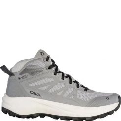 Damskie buty trekkingowe Oboz Katabatic LT GTX Mid. Szare buty trekkingowe OBOZ, bez wzorów, z gore-texu, bez zapięcia, trekkingowe, gore-tex. Za 808.15 zł.