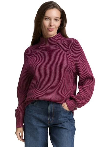 Tom Tailor Sweter w kolorze bordowym rozmiar: XXL. Czerwone swetry Tom Tailor, xxl, bez wzorów, bez ramiączek. Za 149.95 zł.