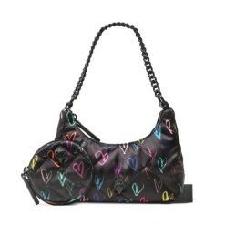 Torebka Kurt Geiger. Czarne torebki klasyczne Kurt Geiger, bez wzorów, klasyczne, bez dodatków. Za 549.99 zł.