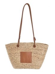 BLE Shopper bag w kolorze jasnobrązowym - 45 x 25 x 15 cm rozmiar: onesize. Brązowe shopper bag BLE, bez wzorów, z materiału, na ramię, bez dodatków. Za 70.41 zł.